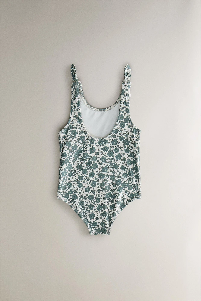 MAILLOT DE BAIN PLAGE ENFANT FLEURS TROPICALES