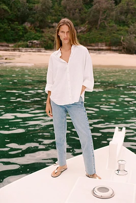 JEAN Z1975 STRAIGHT TAILLE HAUTE CROISÉ