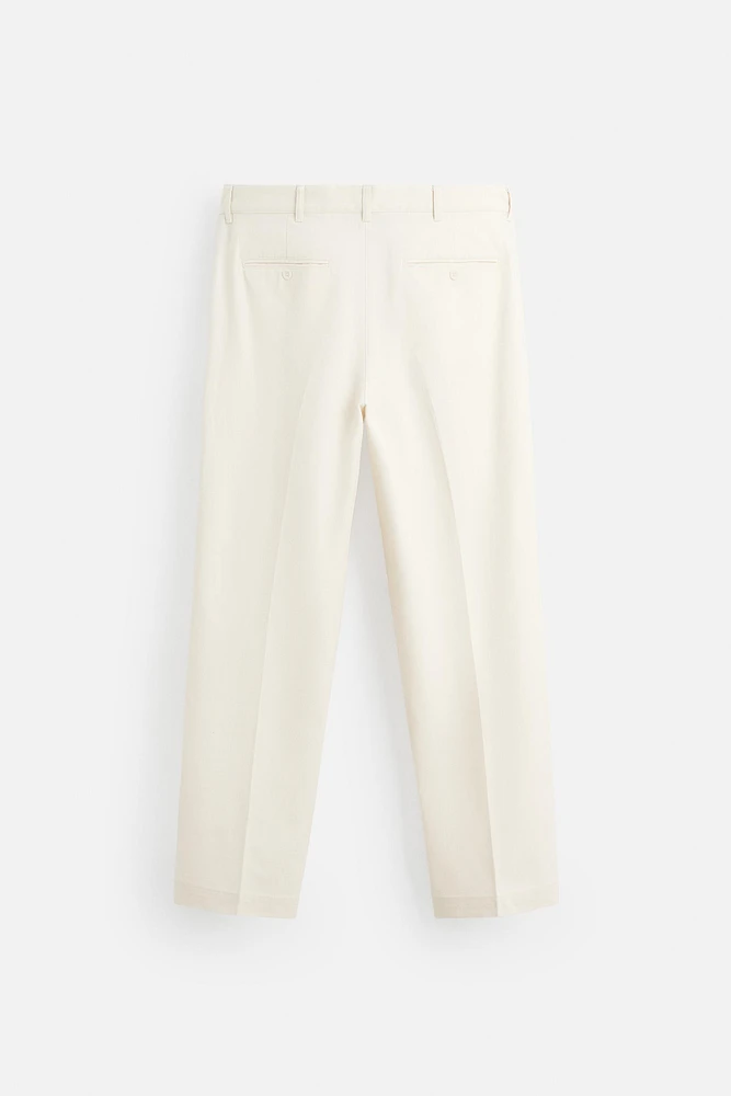 PANTALON REGULAR FIT À CHEVRONS