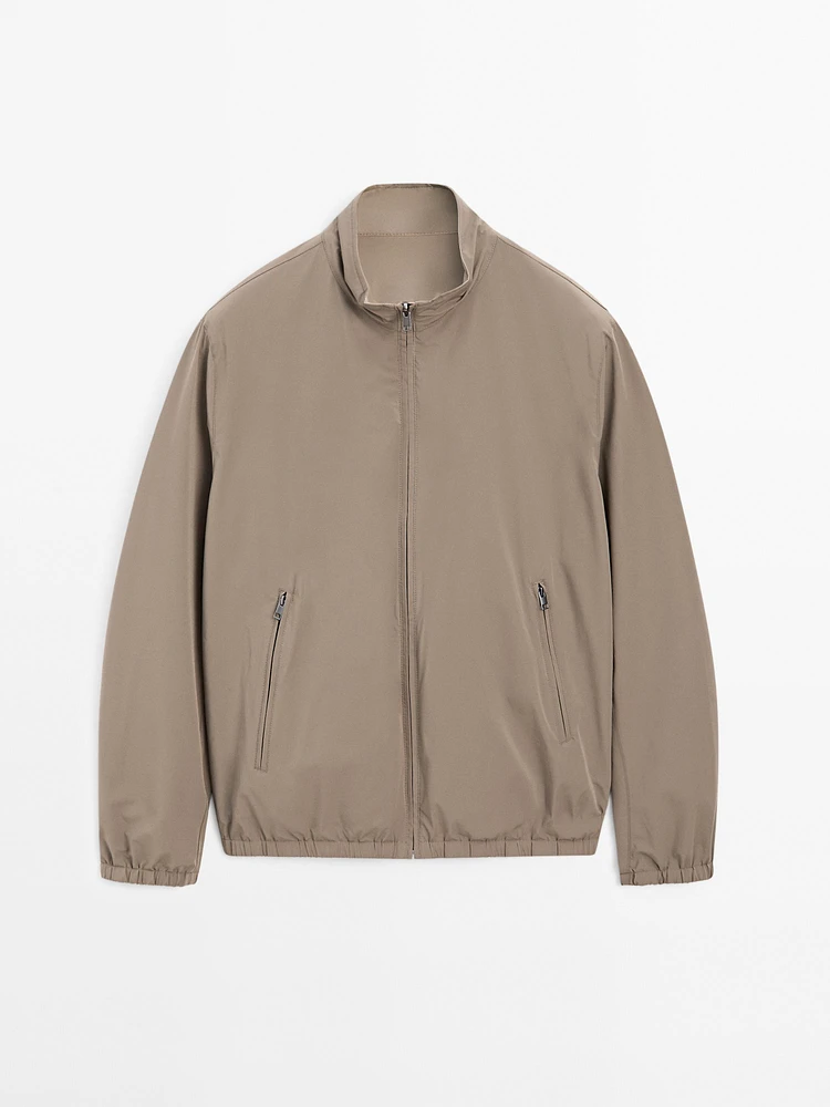 Reversible bi-stretch jacket
