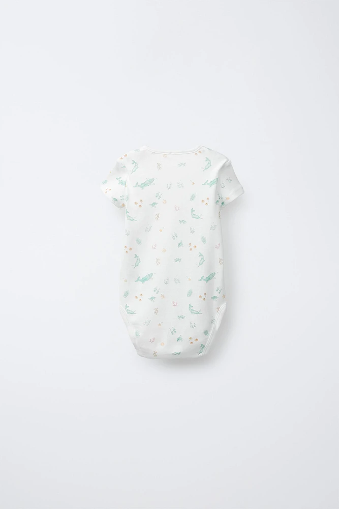 FIVE-PACK OF SEA ANIMAL BODYSUITS