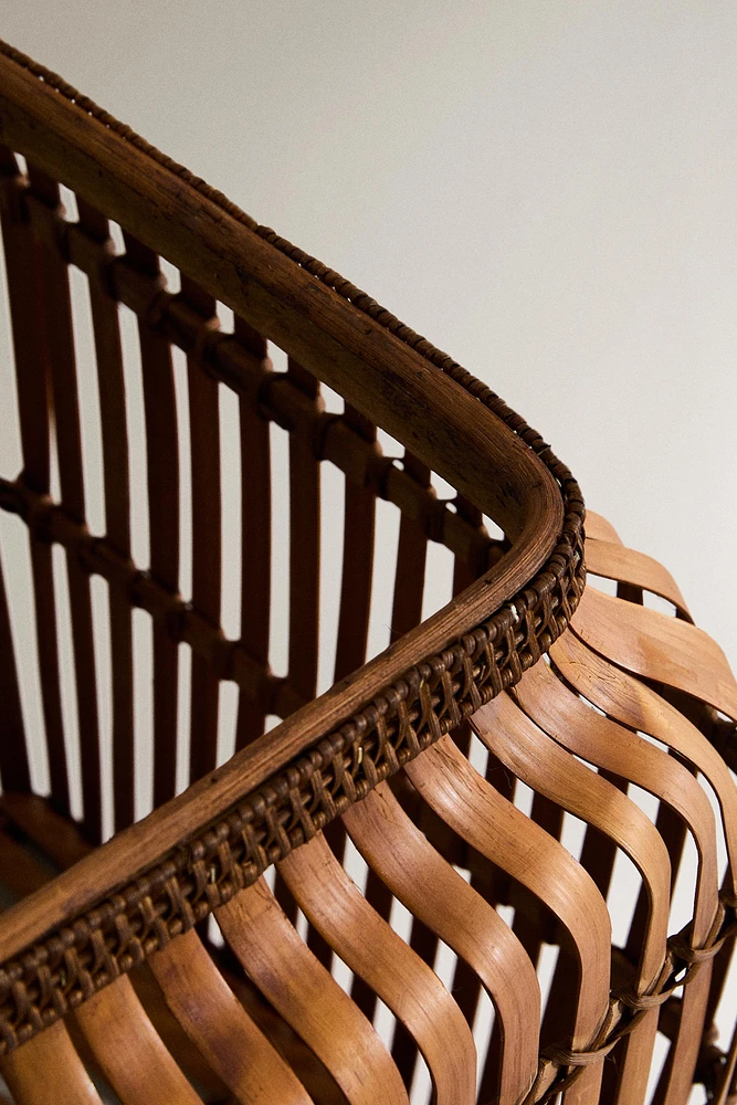 SQUARE BAMBOO BASKET