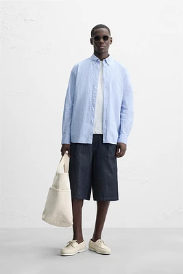 CHEMISE REGULAR FIT EFFET FROISSÉ