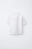 CHEMISE UNIE 100 % LIN