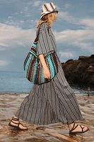 ROBE RAYURES CEINTURE LIMITED EDITION