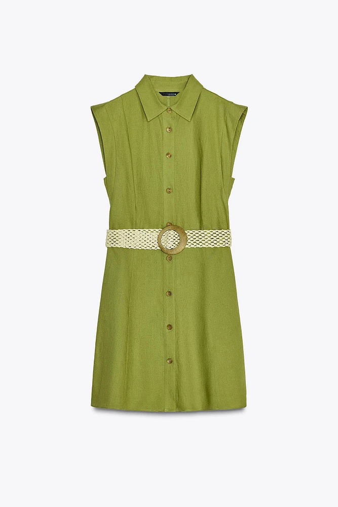 LINEN SHORT DRESS
