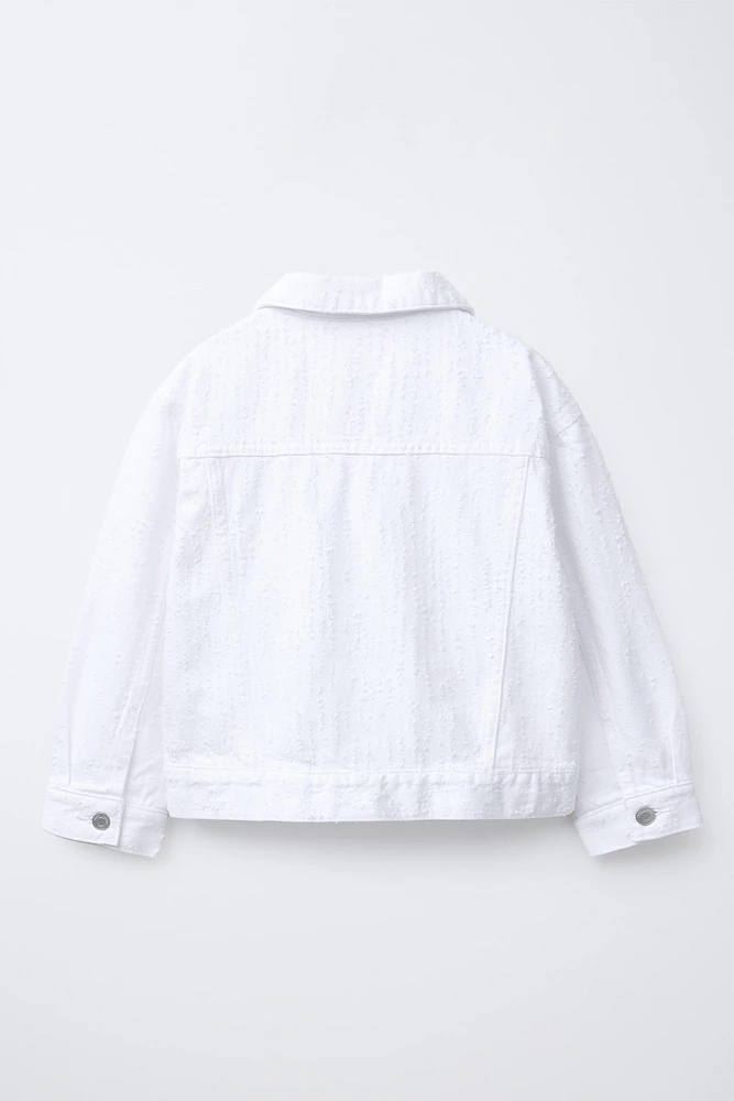 VESTE EN JEAN EFFET USÉ