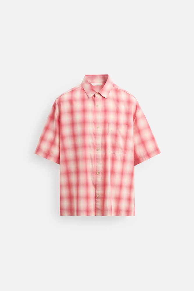CHEMISE RELAXED FIT À CARREAUX