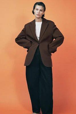 ZW COLLECTION 100% WOOL OVERSIZED BLAZER