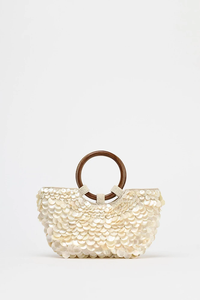 SAC À DÉCOR NACRÉ