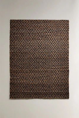 DIAMONDS JUTE AREA RUG