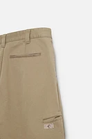 PANTALON RELAXED FIT À PLIS