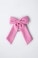 BOW BARRETTE HAIR TIE