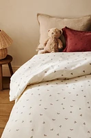 CHILDREN’S DUVET COVER WITH DUCKLING PRINT