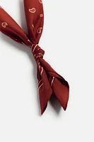 BANDANA À IMPRIMÉ CACHEMIRE