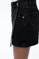 Z1975 WRAP DENIM SKORT