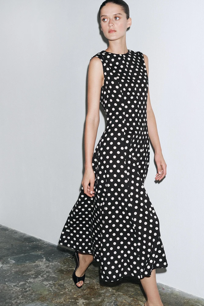ROBE MIDI À POIS ZW COLLECTION