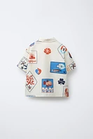 HÔTEL MAGIQUE © X ZARA PRINT SHIRT