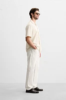 RUFFLED TEXTURED SHIRT