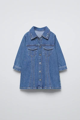 HEART DENIM DRESS