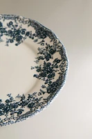 FLORAL EARTHENWARE SIDE PLATE