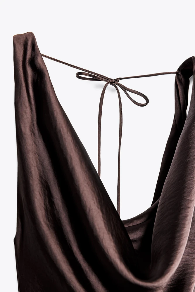 ROBE LONGUE SATINÉE ZW COLLECTION