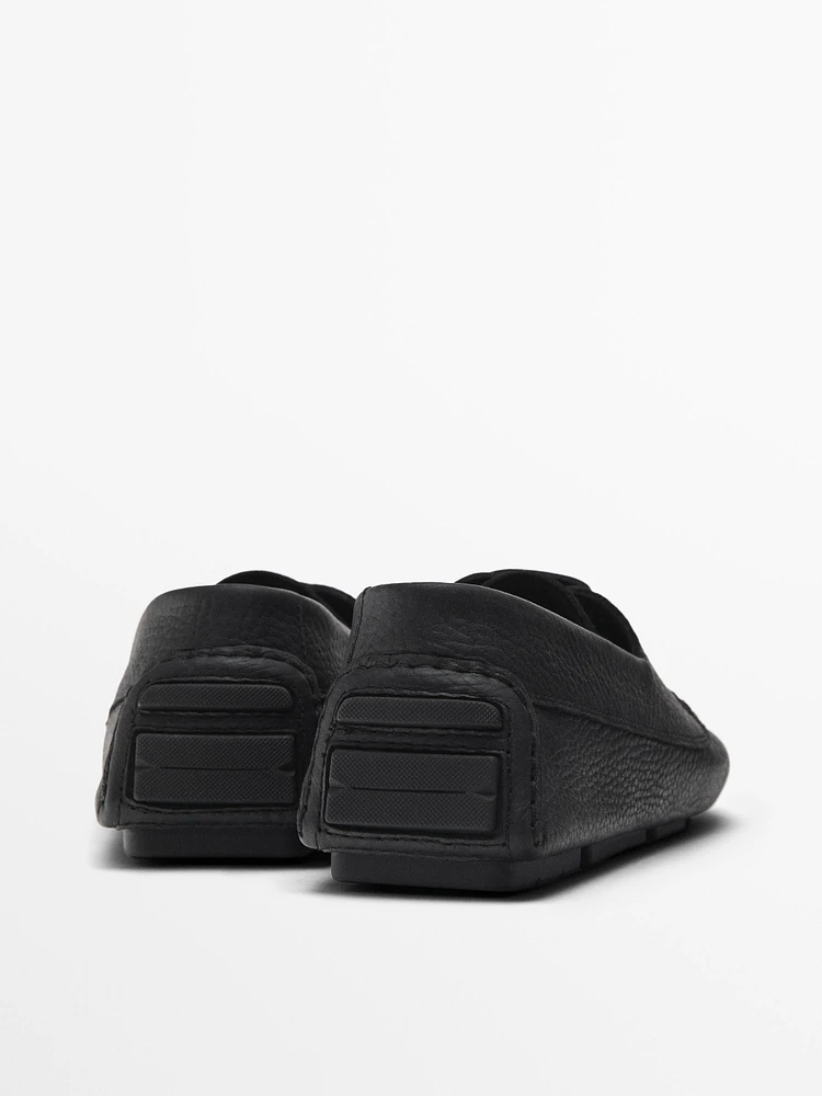 Mocassins en cuir nappa