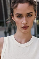 SLEEVELESS COTTON TOP