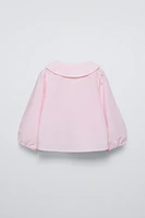 POPLIN SHIRT WITH TIES