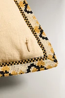HOUSSE DE COUSSIN BORD GÉOMÉTRIQUE