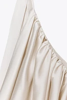ZW COLLECTION DRAPED SATIN EFFECT TOP