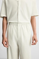 PANTALON COTON - CHANVRE RAYURES