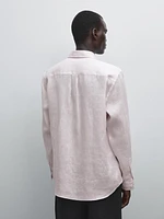 100% linen regular fit shirt