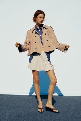 TRENCH COURT STYLE CAP