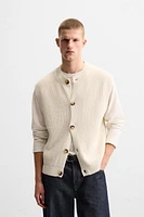 TEXTURED KNIT VEST