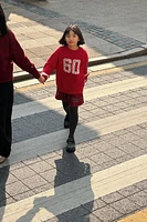 SWEATSHIRT WITH LACE NUMBER