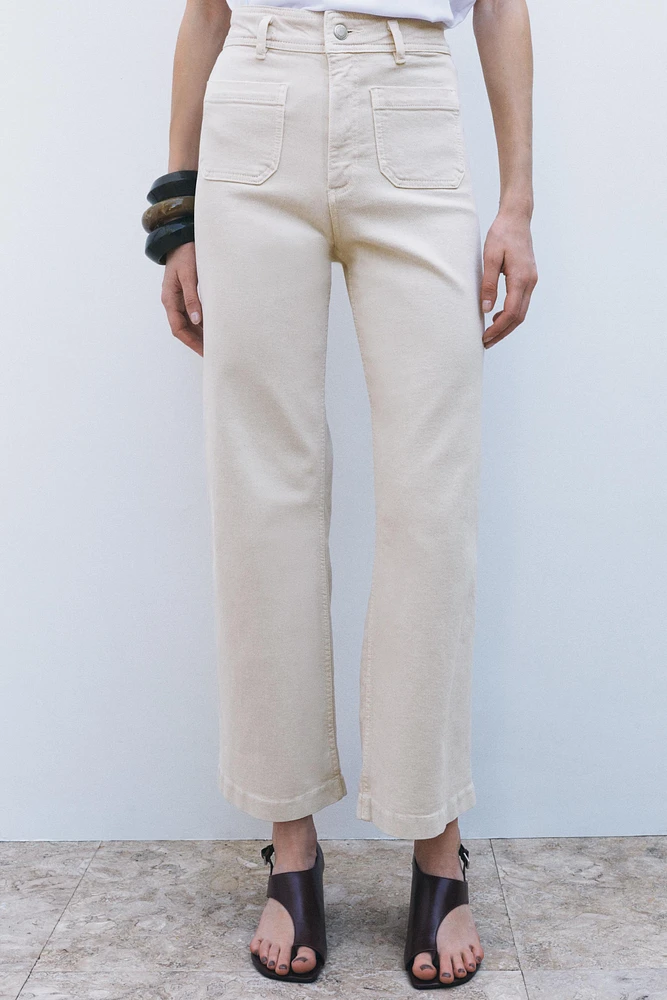 ZW COLLECTION HIGH WAIST WIDE LEG JEANS