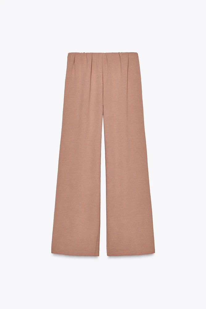 PANTALON FLUIDE À PINCES