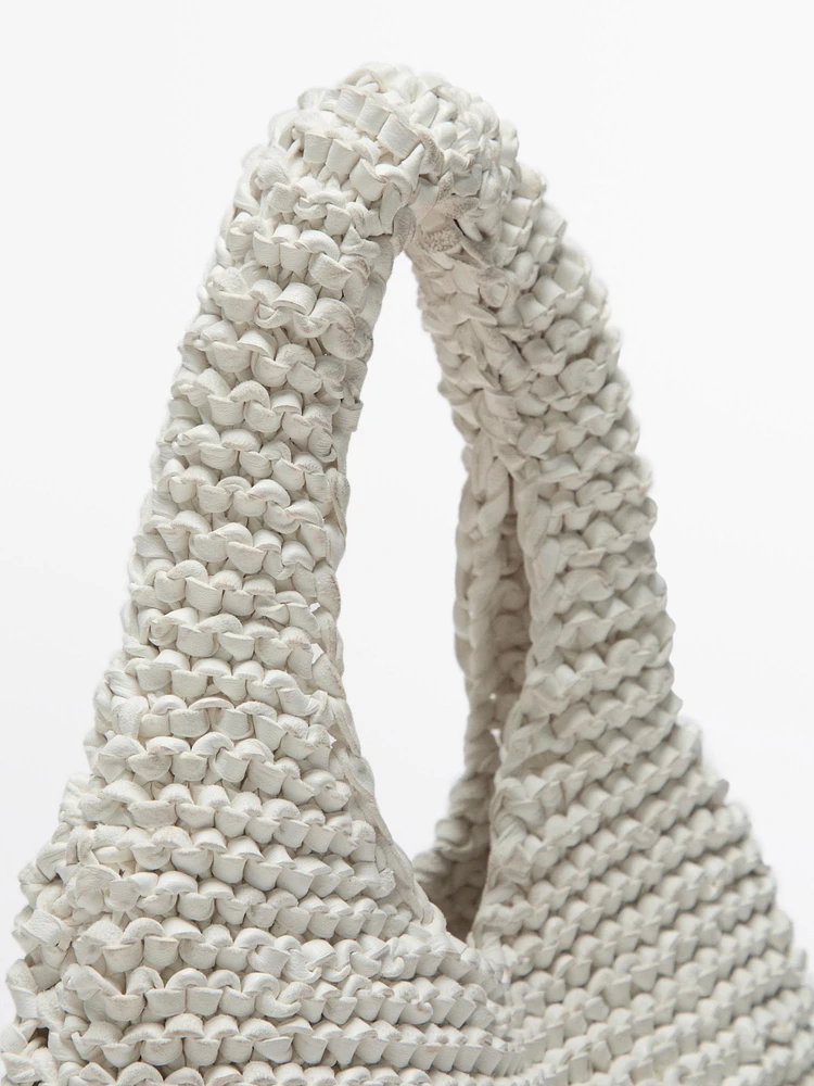 Mini-sac crochet croûte de cuir - Limited Edition