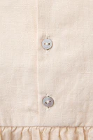 100% LINEN FLORAL DRESS