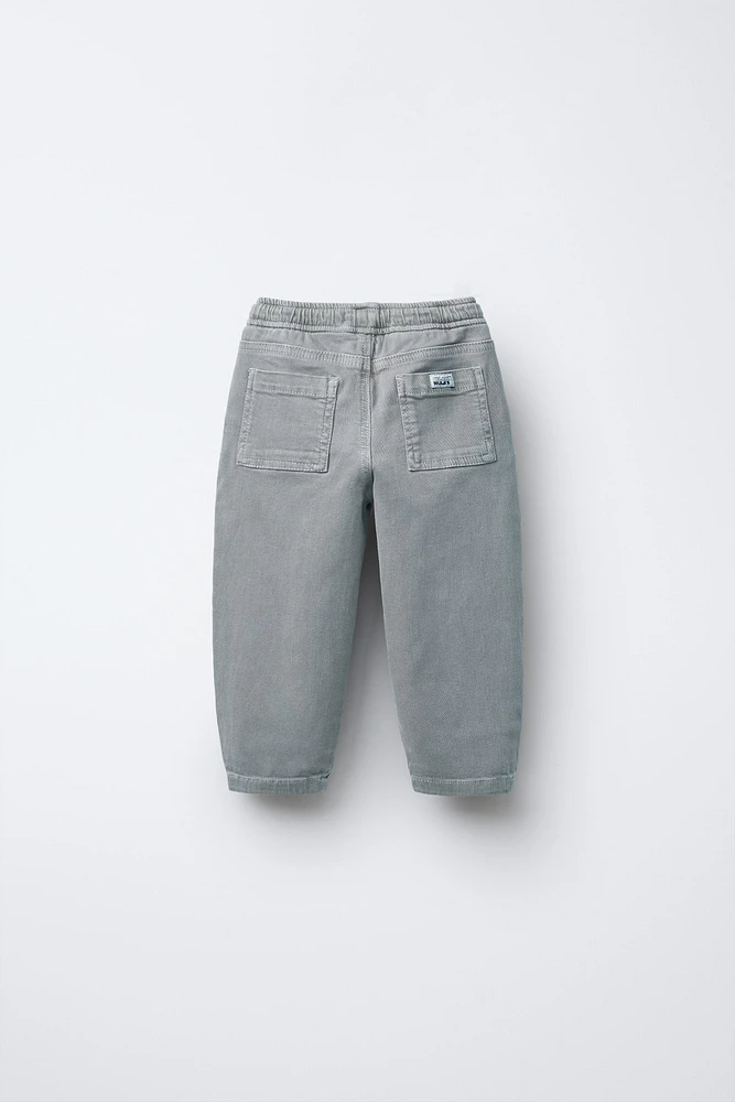 PANTALON DROIT EN SERGÉ SUPER EXTENSIBLE