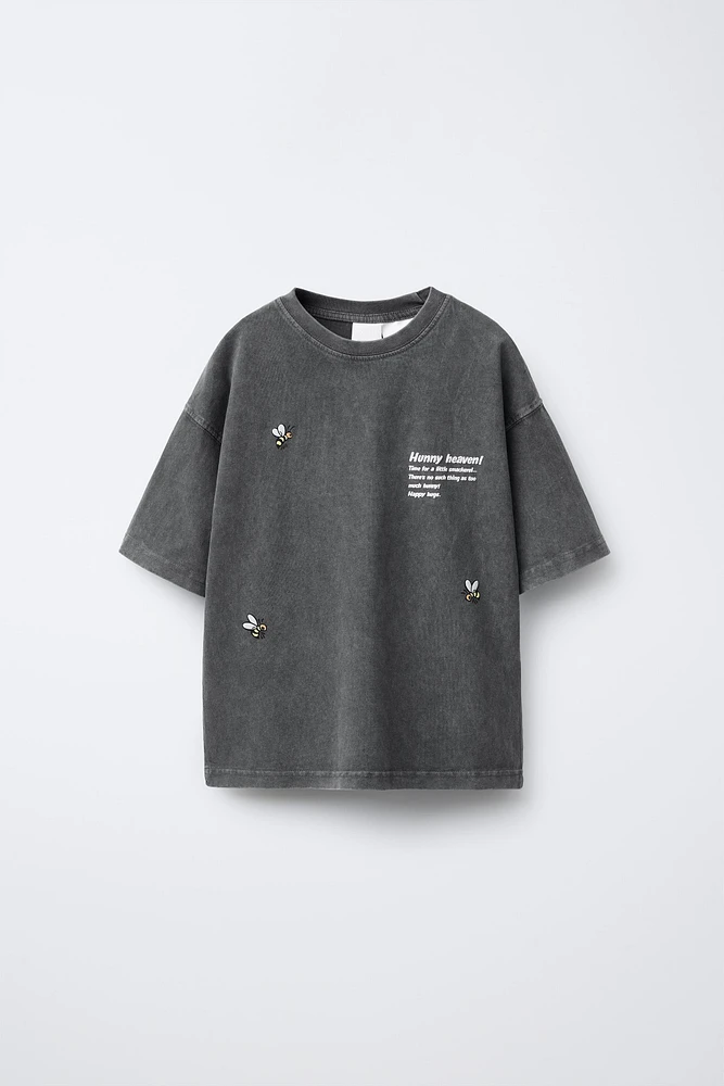 WASHED EFFECT WINNIE THE POOH © DISNEY T-SHIRT