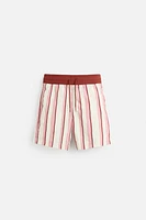 MAILLOT DE BAIN LONG À RAYURES