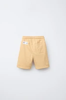 PLUSH JOGGING SHORTS