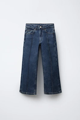 JEAN WIDE LEG NERVURÉ