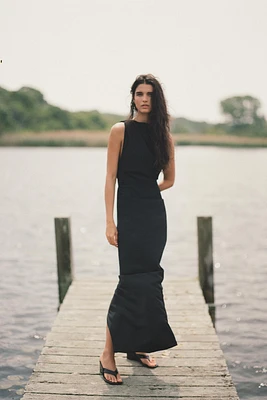 OPEN BACK MAXI DRESS