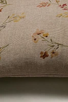 HOUSSE DE COUSSIN FLEURS