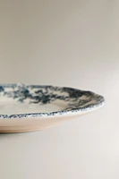 FLORAL EARTHENWARE SIDE PLATE