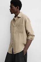 FLOWY POCKET SHIRT