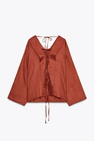 100% LINEN BLOUSE ZW COLLECTION